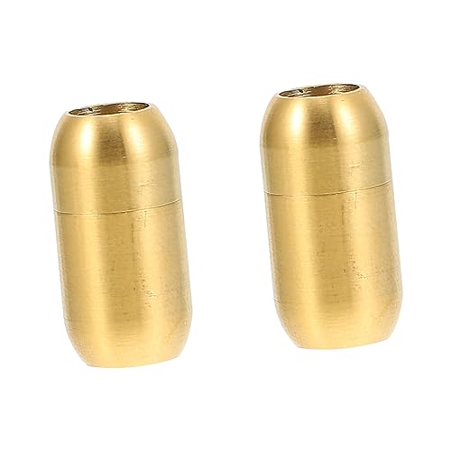 Veemoon 2 Stück Schnalle Aus Lederband Schmuckherstellungszubehör Armbandverbinder Schmuckzubehör Armbandverschlüsse Armband Verbindungsschnalle Diy-armbandschnalle Rostfreier Stahl Golden von Veemoon