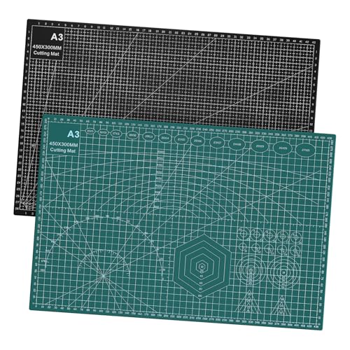 Veemoon 2 Stück Schneidpapierpolster Hobby Farbe Machen Schneiden Nähen Gitter Planke Zusammensetzen Handwerk Für Schneidmatte Matten Bretter Quadrate Schneidematte Aus Stoff Pvc Veemoon 2 Stück Schneidpapierpolster Hobby Farbe Machen Schneiden Nähen Gitter Planke Zusammensetzen Handwerk Für Schneidmatte Matten Bretter Quadrate Schneidematte Aus Stoff Pvc von Veemoon
