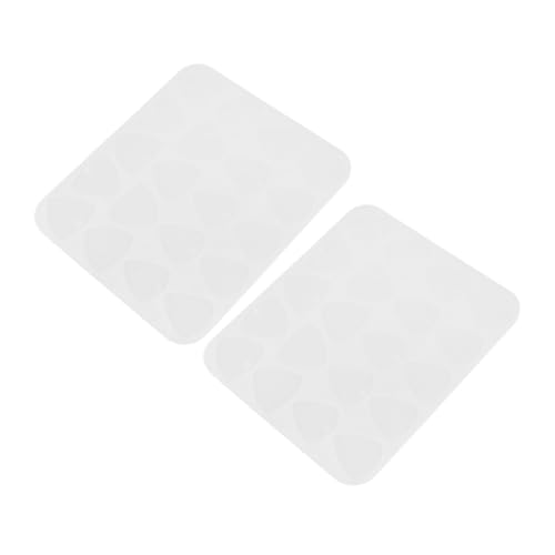 Veemoon 2 Stück Silikon-gitarrenplektrum-form Langlebige Gießform für DIY Resin-plektren Ergonomisch Präzise Gitarren-pick Schlüsselanhänger-herstellung Einfach zu Reinigen für Musiker und Veemoon 2 Stück Silikon-gitarrenplektrum-form Langlebige Gießform für DIY Resin-plektren Ergonomisch Präzise Gitarren-pick Schlüsselanhänger-herstellung Einfach zu Reinigen für Musiker und von Veemoon