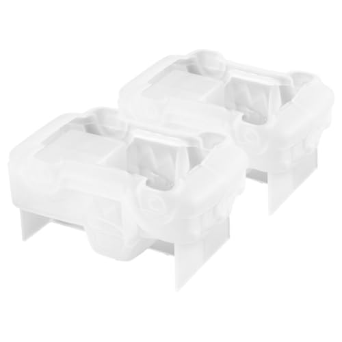 Veemoon 2 Stück Silikonform Auto Blumentopf Gießform für Sukkulenten Langlebig und Hitzebeständig für Kreative Diy Projekte mit Harz Gips und Wachs für Kleine Pflanzen und Dekorationen von Veemoon