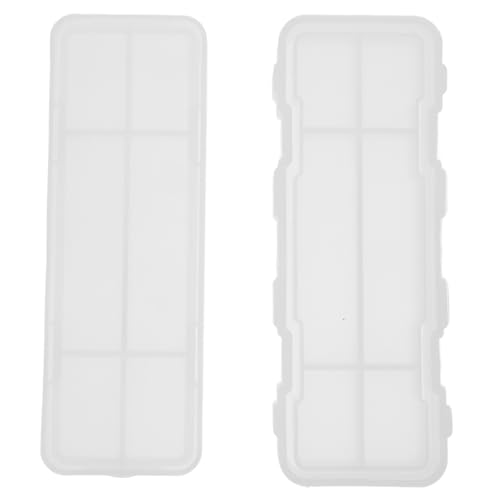 Veemoon 2 Stück Silikonform für Aufbewahrungsbox Teiliges DIY Mold für Stifte Epoxidharz Gießform Wiederverwendbar Praktisch und Kompakt für Bastelprojekte Veemoon 2 Stück Silikonform für Aufbewahrungsbox Teiliges DIY Mold für Stifte Epoxidharz Gießform Wiederverwendbar Praktisch und Kompakt für Bastelprojekte von Veemoon