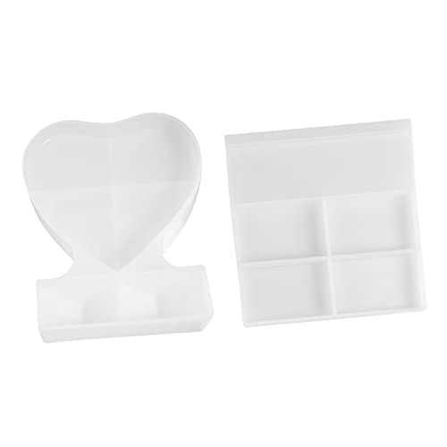 Veemoon 2 Stück Silikonformen für Fotorahmen Rechteckige und Herzförmige Gießformen Flexible DIY Bastelformen für Kreative Bilderrahmen Wiederverwendbar und Langlebig für Epoxidharz und Veemoon 2 Stück Silikonformen für Fotorahmen Rechteckige und Herzförmige Gießformen Flexible DIY Bastelformen für Kreative Bilderrahmen Wiederverwendbar und Langlebig für Epoxidharz und von Veemoon