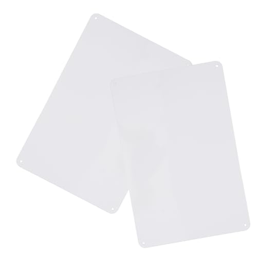 Veemoon 2 Stück Sublimierbare Metall schilder mit Vorgebohrten Löchern Wetterfestes Blanko Blech für DIY Werbe Garten Warnschilder Vielseitig Einsetzbar Veemoon 2 Stück Sublimierbare Metall schilder mit Vorgebohrten Löchern Wetterfestes Blanko Blech für DIY Werbe Garten Warnschilder Vielseitig Einsetzbar von Veemoon
