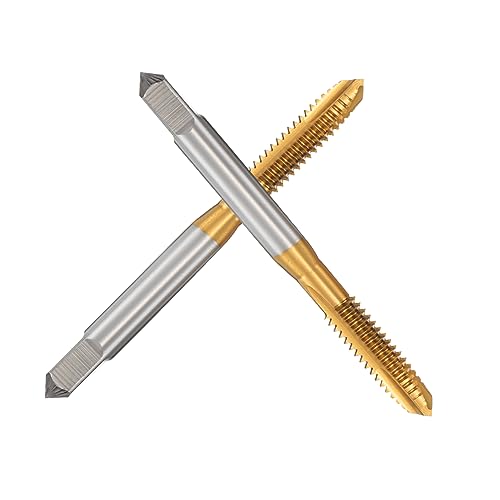 Veemoon 2 Stück Teiliges Bohrgewindeschneiderset Hochgeschwindigkeitsstahl mit Titanbeschichtung Spiralgenutet für Bohrmaschinen und Cnc Geeignet für Edelstahl Aluminium und Stahl Veemoon 2 Stück Teiliges Bohrgewindeschneiderset Hochgeschwindigkeitsstahl mit Titanbeschichtung Spiralgenutet für Bohrmaschinen und Cnc Geeignet für Edelstahl Aluminium und Stahl von Veemoon