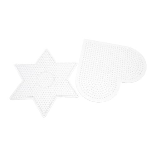 Veemoon 2 Stück Teiliges Bügelperlen Pegboards Transparentes Diy Bastelbrett für Kreative Projekte Großes Sechseck und für Kreative Köpfe Veemoon 2 Stück Teiliges Bügelperlen Pegboards Transparentes Diy Bastelbrett für Kreative Projekte Großes Sechseck und für Kreative Köpfe von Veemoon