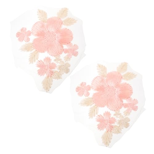Veemoon 2 Stück Teiliges Große Spitzenblumen Patches zum Aufbügeln Dekorative Bestickte Applikationen aus Zarter Spitze für Brautkleider DIY Bekleidung Langlebig und Elegant Veemoon 2 Stück Teiliges Große Spitzenblumen Patches zum Aufbügeln Dekorative Bestickte Applikationen aus Zarter Spitze für Brautkleider DIY Bekleidung Langlebig und Elegant von Veemoon