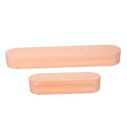 Veemoon 2 Stück Teiliges Holz-nähwerkzeug Ergonomischer Patchwork Seam Presser mit Hitzebeständigem Naturholz Präzises Bügeln und Stoffglätten für Quilting Schneiderei und Professionelle von Veemoon
