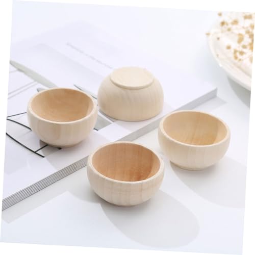 Veemoon 2 Stück Teiliges Holzschalen Unfertige DIY Holzspielzeuge Blanko Holzbowl Mini Holzhandwerk zum Bemalen Dekorieren Kreativspielzeug Veemoon 2 Stück Teiliges Holzschalen Unfertige DIY Holzspielzeuge Blanko Holzbowl Mini Holzhandwerk zum Bemalen Dekorieren Kreativspielzeug von Veemoon