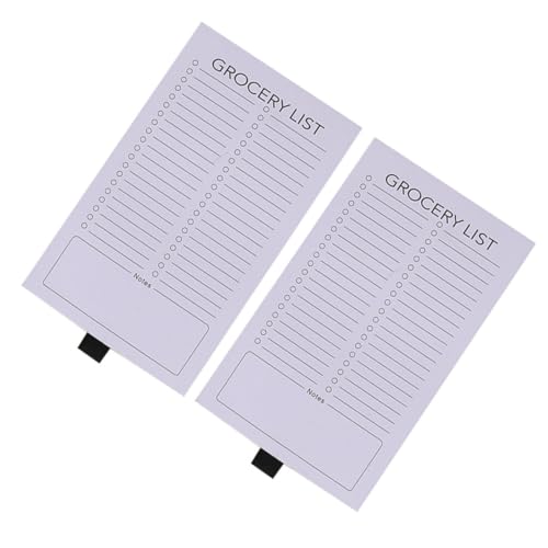 Veemoon 2 Stück Teiliges Magnetisches Notizblock Kleines Notizpad mit Magnetischer Rückseite Kühlschrank Notizbuch für Einkaufslisten Einfach zu Befestigen Reißfestes Papier für Veemoon 2 Stück Teiliges Magnetisches Notizblock Kleines Notizpad mit Magnetischer Rückseite Kühlschrank Notizbuch für Einkaufslisten Einfach zu Befestigen Reißfestes Papier für von Veemoon