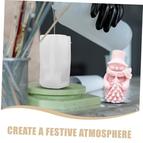 Veemoon 2 Stück Teiliges Silikon Schneemann Kerzenform Weihnachtsmann Gießform für DIY Kerzen Seife Harz Wachs Dekoration Vielseitige Silikonform für Festliche Bastelprojekte und Veemoon 2 Stück Teiliges Silikon Schneemann Kerzenform Weihnachtsmann Gießform für DIY Kerzen Seife Harz Wachs Dekoration Vielseitige Silikonform für Festliche Bastelprojekte und von Veemoon