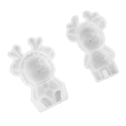 Veemoon 2 Stück Teiliges Silikonform Weihnachtselch DIY Gießformen für Epoxidharz Sitzender und Stehender Elch Flexible Langlebige Gießform für Weihnachtsdeko und Bastelprojekte Veemoon 2 Stück Teiliges Silikonform Weihnachtselch DIY Gießformen für Epoxidharz Sitzender und Stehender Elch Flexible Langlebige Gießform für Weihnachtsdeko und Bastelprojekte von Veemoon