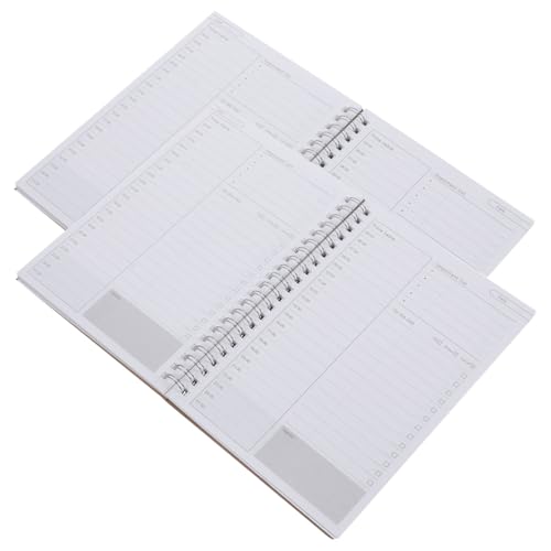 Veemoon 2 Stück Teiliges Spiralnotizbuch mit Kraftpapier einband Linierte Kleine Notizblöcke für Büro und Schule Praktische Tagesplaner für Schüler Lehrer und Büroangestellte Vielseitiger Veemoon 2 Stück Teiliges Spiralnotizbuch mit Kraftpapier einband Linierte Kleine Notizblöcke für Büro und Schule Praktische Tagesplaner für Schüler Lehrer und Büroangestellte Vielseitiger von Veemoon