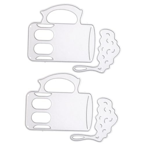 Veemoon 2 Stück Teiliges Stanzform Bierglas Form aus Langlebigem Kohlenstoffstahl Leicht und Tragbar für Scrapbooking Kartenherstellung und DIY Papierdekorationen Wiederverwendbar für Veemoon 2 Stück Teiliges Stanzform Bierglas Form aus Langlebigem Kohlenstoffstahl Leicht und Tragbar für Scrapbooking Kartenherstellung und DIY Papierdekorationen Wiederverwendbar für von Veemoon