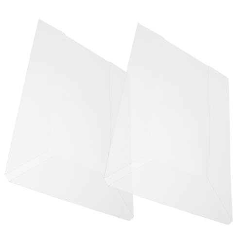 Veemoon 2 Stück Transparente Dokumentenhüllen aus Stabilem PVC Vielseitiger Papieraufbewahrungsbehälter Klarer Organizer für Büro und Scrapbooking Schützende Transparente Veemoon 2 Stück Transparente Dokumentenhüllen aus Stabilem PVC Vielseitiger Papieraufbewahrungsbehälter Klarer Organizer für Büro und Scrapbooking Schützende Transparente von Veemoon