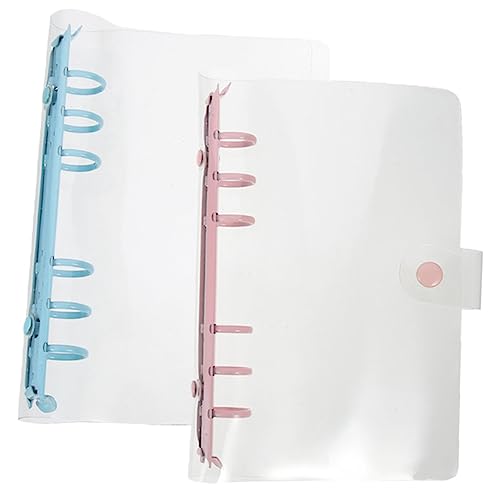 Veemoon 2 Stück Transparentes Ringbuch Teiliges mit Druckknopfverschluss Abnehmbare Nachfüllbare Klarsichthüllen für Büro Schule und Persönliche Organisation Leicht und Robust Veemoon 2 Stück Transparentes Ringbuch Teiliges mit Druckknopfverschluss Abnehmbare Nachfüllbare Klarsichthüllen für Büro Schule und Persönliche Organisation Leicht und Robust von Veemoon