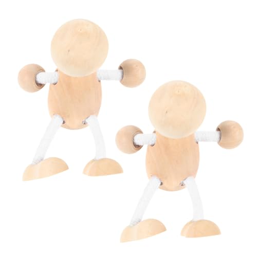 Veemoon 2 Stück Unbemalte Holzpuppen zum Bemalen DIY Graffiti für Handgefertigte Holzfiguren für Kreative Bastelprojekte Sicheres und Langlebiges Holzmaterial für Spielzimmer Dekoration Veemoon 2 Stück Unbemalte Holzpuppen zum Bemalen DIY Graffiti für Handgefertigte Holzfiguren für Kreative Bastelprojekte Sicheres und Langlebiges Holzmaterial für Spielzimmer Dekoration von Veemoon