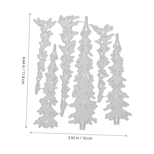 Veemoon 2 Stück Weihnachtsbaumform Scrapbooking -Stanze Stanzformen aus Metall für die Kartenherstellung Metallhandwerk stirbt Weihnachtsstanzformen aus Metall Kohlenstoffstahl Silber Veemoon 2 Stück Weihnachtsbaumform Scrapbooking -Stanze Stanzformen aus Metall für die Kartenherstellung Metallhandwerk stirbt Weihnachtsstanzformen aus Metall Kohlenstoffstahl Silber von Veemoon