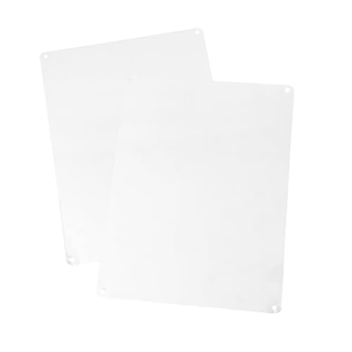 Veemoon 2 Stück Wetterfeste Aluminium Metallschilder Sublimationsfähig Leicht Robust für Außenbereich DIY Beschreibbare Blanko Schilder zur Individuellen Gestaltung Veemoon 2 Stück Wetterfeste Aluminium Metallschilder Sublimationsfähig Leicht Robust für Außenbereich DIY Beschreibbare Blanko Schilder zur Individuellen Gestaltung von Veemoon