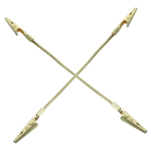 Veemoon 2 Stücke Löten Draht Befestigung Werkzeug Klemme Halter Clips Foto Clip Bild Alligator Clip Goldene Aluminium Legierung von Veemoon