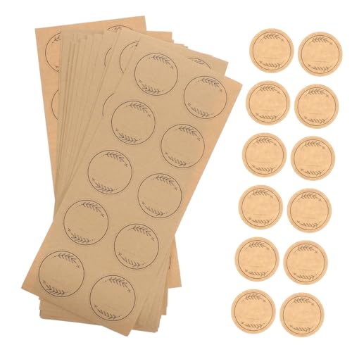 Veemoon 20 Blatt Runde Selbstklebende Geschenkaufkleber Beschreibbare Runde Etiketten mit Olivenzweig design Haftende Papieraufkleber für Geschenkverpackung Dekoration und Veemoon 20 Blatt Runde Selbstklebende Geschenkaufkleber Beschreibbare Runde Etiketten mit Olivenzweig design Haftende Papieraufkleber für Geschenkverpackung Dekoration und von Veemoon