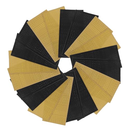 Veemoon 20 Blatt Selbstklebende Buchstabenaufkleber Goldene Schwarze Buchstaben für Diy Journaling Scrapbooking Postkarten und Bastelprojekte Hochwertige Buchstaben für Kreative von Veemoon