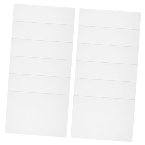 Veemoon 20 Blatt Selbstklebende Etikettenpapier Wasserdichte Sticker für Tintenstrahldrucker Diy Dekoration Selbsthaftende Blanko Aufkleber Transparentes Pet Folienpapier von Veemoon
