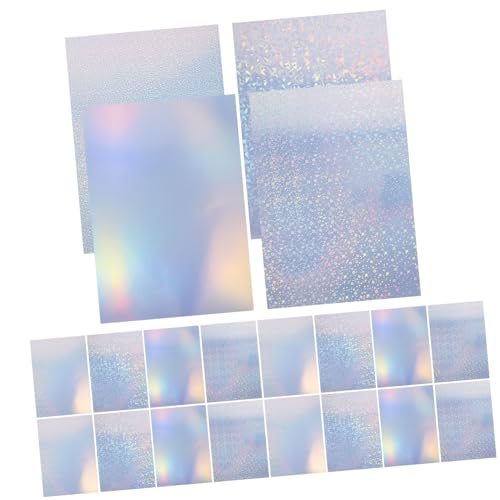 Veemoon 20 Blatt Wasserdichte Selbstklebende Etiketten für Tintenstrahl und Laserdrucker Holografische Sticker Blanko Aufkleber Große Versandetiketten Bedruckbar Klare Vielseitig für Veemoon 20 Blatt Wasserdichte Selbstklebende Etiketten für Tintenstrahl und Laserdrucker Holografische Sticker Blanko Aufkleber Große Versandetiketten Bedruckbar Klare Vielseitig für von Veemoon
