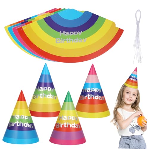 Veemoon 20 Bunte Partyhüte Für Geburtstagsfeiern - Kegelhüte Für Und Erwachsene - Ideal Für Familienfeiern Lustige Accessoires Für Unvergessliche Momente Veemoon 20 Bunte Partyhüte Für Geburtstagsfeiern - Kegelhüte Für Und Erwachsene - Ideal Für Familienfeiern Lustige Accessoires Für Unvergessliche Momente von Veemoon