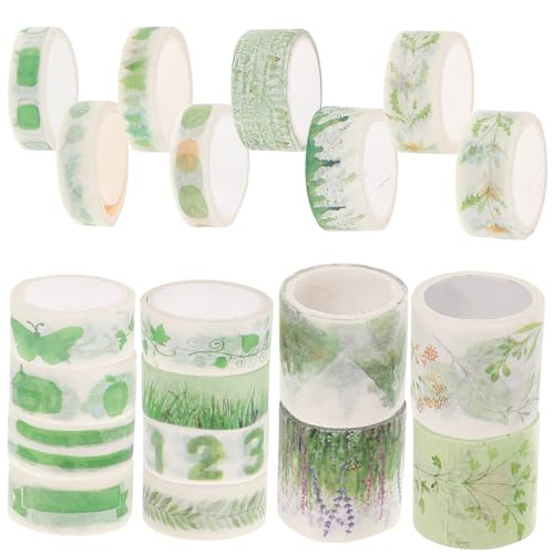 Veemoon 20 Rollen Washi Tape Satz Dekoratives Klebeband mit Goldfolie für Scrapbooking Selbstgemacht Bastelprojekte 20 Verschiedene Designs für Handbuch und Party Dekorationen von Veemoon