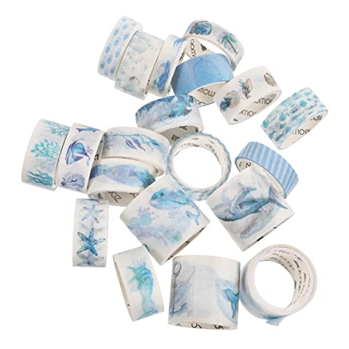 Veemoon 20 Rollen Washi Tape Set Dekorative Klebebänder im Zufälligen Stil für DIY Scrapbooking und Kreative Projekte Leicht Abziehbar Vielseitig Einsetzbar von Veemoon