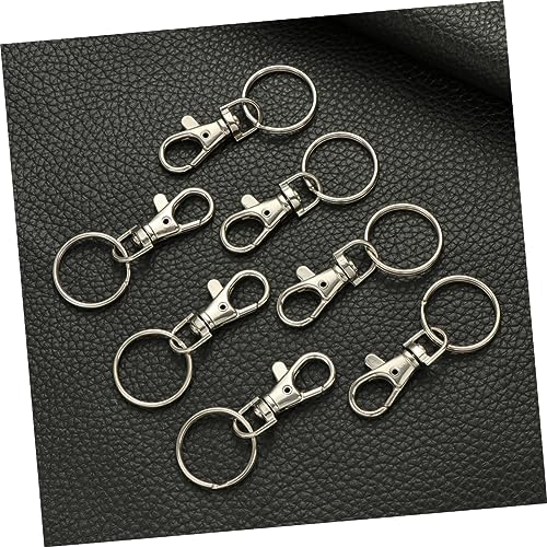 Veemoon 20 Sätze Große Abnehmbare Drehhummer Karabiner Schlüsselanhänger mit Schlüsselringen Langlebiger Metalllegierung Starker Federmechanismus für Schlüssel Charms und DIY Zubehör von Veemoon
