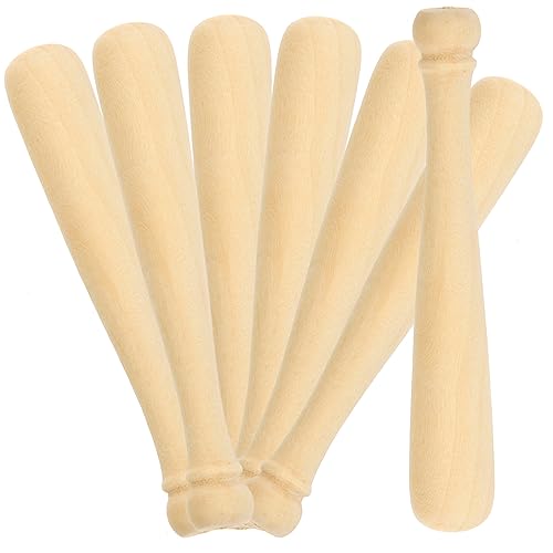 Veemoon 20 Stück Baseballschläger Diy Mini-baseballschläger Fledermäuse Klein Jugend Malerei Spiel Für Mini -baseballschläger Baseballschläger Aus Holz Lotusbaum von Veemoon