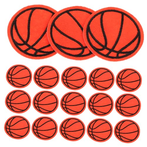 Veemoon 20 Stück Basketball-Stickerei-Patch thematisiert bestickt Sport für Bekleidung Dekoration Leichtgewichtige Patch abriebfeste Fellflecken Kleiderflicken selber machen Polyesterrad Veemoon 20 Stück Basketball-Stickerei-Patch thematisiert bestickt Sport für Bekleidung Dekoration Leichtgewichtige Patch abriebfeste Fellflecken Kleiderflicken selber machen Polyesterrad von Veemoon
