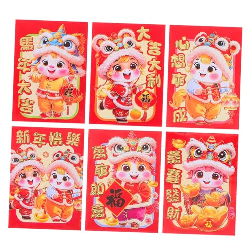 Veemoon 20 Stück Chinesische Rote Umschläge Jahr Des Pferdes Kartonpapier Stabile Verarbeitung Fröhliche Neujahrsfest Umschläge für Lunar Spring Festival Traditionell Veemoon 20 Stück Chinesische Rote Umschläge Jahr Des Pferdes Kartonpapier Stabile Verarbeitung Fröhliche Neujahrsfest Umschläge für Lunar Spring Festival Traditionell von Veemoon