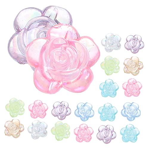 Veemoon 20 Stück DIY Blumenperlen Bastelperlen Hochwertigem Harz für Armbänder und Schmuck für Kreative DIY Projekte und Dekorationen Veemoon 20 Stück DIY Blumenperlen Bastelperlen Hochwertigem Harz für Armbänder und Schmuck für Kreative DIY Projekte und Dekorationen von Veemoon
