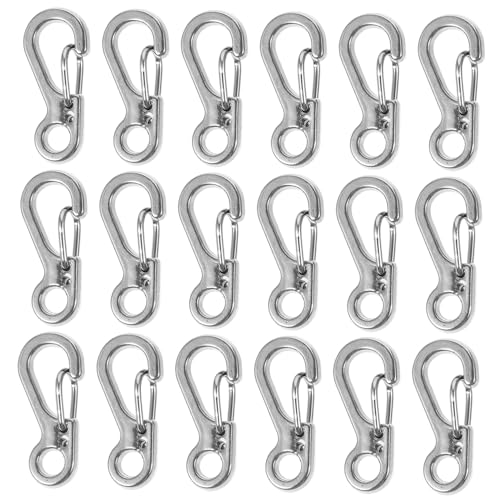 Veemoon 20 Stück Hängender Schnallenschmuck Mini-Karabinerhaken kleine Karabinerhaken mini schmuck verschluss schmuck karabiner professioneller Karabinerhaken Carabiner Clip Zinklegierung Veemoon 20 Stück Hängender Schnallenschmuck Mini-Karabinerhaken kleine Karabinerhaken mini schmuck verschluss schmuck karabiner professioneller Karabinerhaken Carabiner Clip Zinklegierung von Veemoon