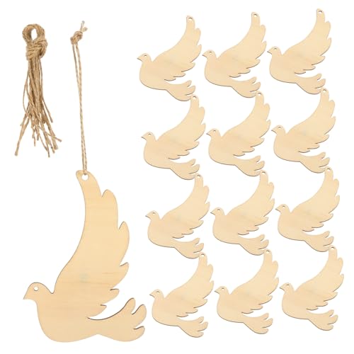 Veemoon 20 Stück Holz Vögel Anhänger Unvollendete Holzscheiben Bastelverzierungen für DIY Malerei Hochzeitsdekoration und Kreative Projekte Veemoon 20 Stück Holz Vögel Anhänger Unvollendete Holzscheiben Bastelverzierungen für DIY Malerei Hochzeitsdekoration und Kreative Projekte von Veemoon