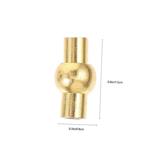Veemoon 20 Stück Magnetschnalle Armband lederschnur steckverbinder Magnetverschlüsse für Armbänder Schmuck mit Magnetverschluss Schmuckverschlüsse schmuck DIY verschluss Kupfer Golden Veemoon 20 Stück Magnetschnalle Armband lederschnur steckverbinder Magnetverschlüsse für Armbänder Schmuck mit Magnetverschluss Schmuckverschlüsse schmuck DIY verschluss Kupfer Golden von Veemoon