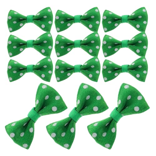 Veemoon 20 Stück Mini-Fliegen Süße Mini-Fliegen Zum Binden Puppenzubehör Für Haustier-Haarnadel-Ornamente Puppenhaus-Kostüm-Dekoration St. Patricks Day-Party-Gastgeschenk von Veemoon