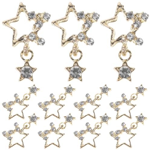 Veemoon 20 Stück Nail Art Charms mit Luxus Rhinestones Nagelanhänger für Acrylnägel für Diy Nageldesigns und Professionelle Anwendungen Veemoon 20 Stück Nail Art Charms mit Luxus Rhinestones Nagelanhänger für Acrylnägel für Diy Nageldesigns und Professionelle Anwendungen von Veemoon
