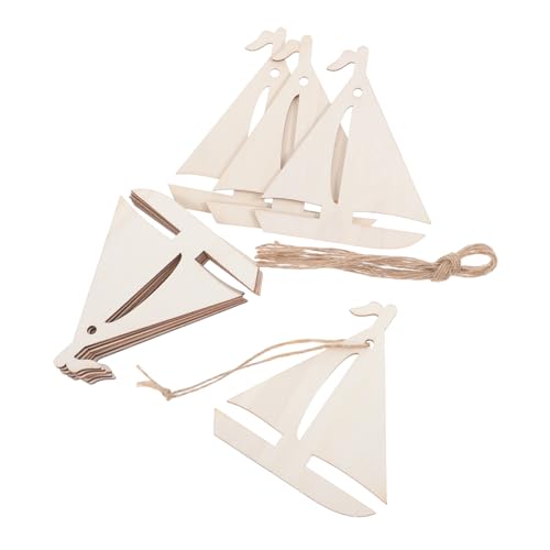 Veemoon 20 Stück Nautische Holz Segelboot Ausschnitte Blanke Segelboot Förmige Hängeornamente DIY Holzscheiben Mit Seil Für DIY Kinderbasteleien Party Dekorationen Zum Thema Veemoon 20 Stück Nautische Holz Segelboot Ausschnitte Blanke Segelboot Förmige Hängeornamente DIY Holzscheiben Mit Seil Für DIY Kinderbasteleien Party Dekorationen Zum Thema von Veemoon