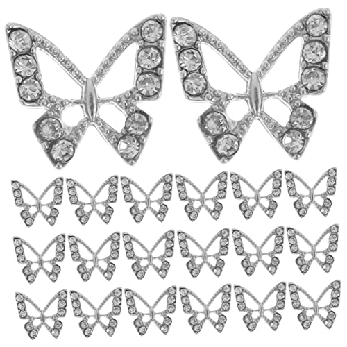 Veemoon 20 Stück Schmetterling Nagel Charms Glitzernde Nail Art Dekoration Rhinestone Nail Gems für Diy Maniküre für Hochzeiten Partys und Weihnachten Veemoon 20 Stück Schmetterling Nagel Charms Glitzernde Nail Art Dekoration Rhinestone Nail Gems für Diy Maniküre für Hochzeiten Partys und Weihnachten von Veemoon