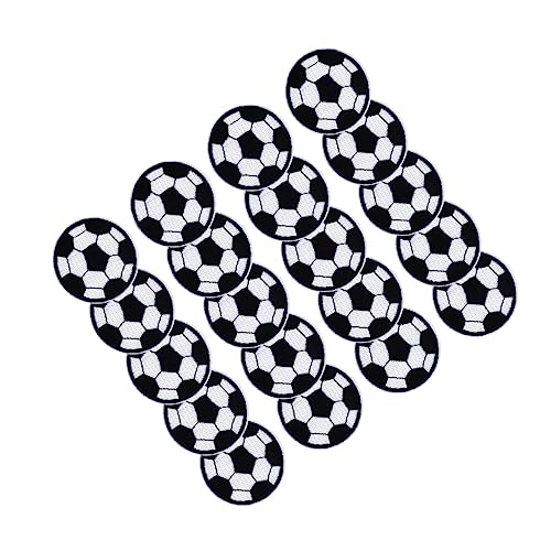 Veemoon 20 Stück Stoffpatch Stickerei Fußball-applikation Flecken Für Kinderfußball Nähen Reparatur Fußball Applikation Bestickte Stoffaufnäher Groß Fußball-patch Flicken Aufbügeln Veemoon 20 Stück Stoffpatch Stickerei Fußball-applikation Flecken Für Kinderfußball Nähen Reparatur Fußball Applikation Bestickte Stoffaufnäher Groß Fußball-patch Flicken Aufbügeln von Veemoon