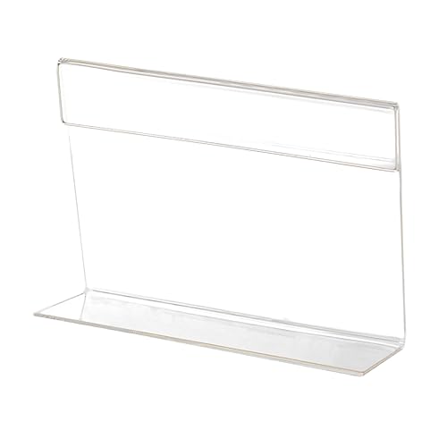Veemoon 20 Stück Teiliges Acryl Förmiges Preisschildhalter Transparent Langlebig Wiederverwendbar für Supermarkt Laden Verkaufsfläche Regal Präsentation Veemoon 20 Stück Teiliges Acryl Förmiges Preisschildhalter Transparent Langlebig Wiederverwendbar für Supermarkt Laden Verkaufsfläche Regal Präsentation von Veemoon