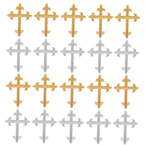 Veemoon 20 Stück Teiliges Bestickte Kreuz-patches mit Pailletten Waschbeständig zum Aufbügeln Langlebige Applikationen für DIY Kleidung Jacken Rucksäcke und Jeans Gold Silberfarben Veemoon 20 Stück Teiliges Bestickte Kreuz-patches mit Pailletten Waschbeständig zum Aufbügeln Langlebige Applikationen für DIY Kleidung Jacken Rucksäcke und Jeans Gold Silberfarben von Veemoon