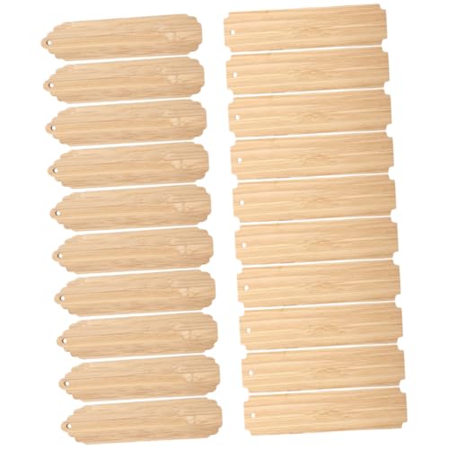 Veemoon 20 Stück Teiliges Blanko Holz Lesezeichen aus Naturholz DIY Bastelmaterial Aufhängen Unbemalt Robust und Vielseitig für Personalisierte Buchzeichen und Dekorationen Veemoon 20 Stück Teiliges Blanko Holz Lesezeichen aus Naturholz DIY Bastelmaterial Aufhängen Unbemalt Robust und Vielseitig für Personalisierte Buchzeichen und Dekorationen von Veemoon