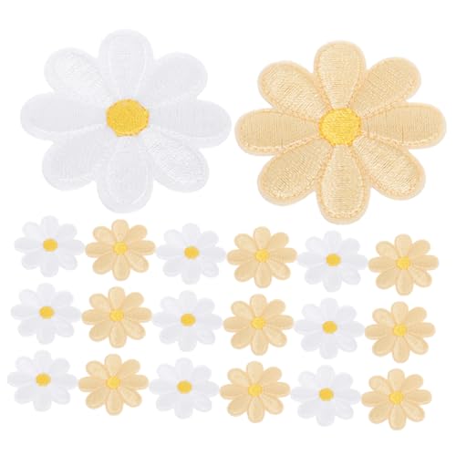 Veemoon 20 Stück Teiliges Bügelflicken mit Besticktem Blumenmotiv Langlebig und Vielseitig zum Aufbügeln oder Annähen Kleidung Rucksäcken Hoodies und DIY Textilien Veemoon 20 Stück Teiliges Bügelflicken mit Besticktem Blumenmotiv Langlebig und Vielseitig zum Aufbügeln oder Annähen Kleidung Rucksäcken Hoodies und DIY Textilien von Veemoon