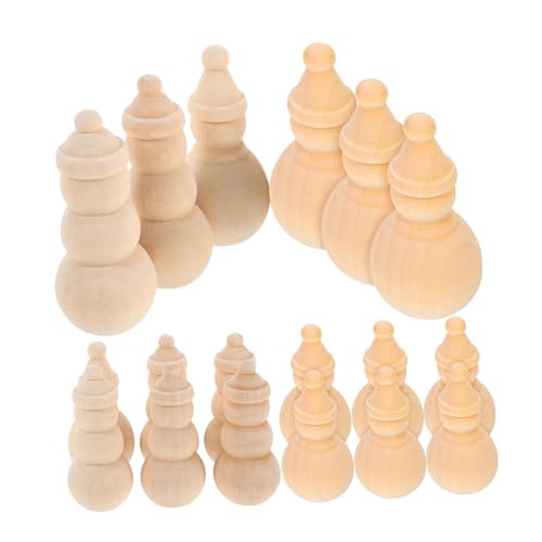 Veemoon 20 Stück Teiliges Holz Schneemann Deko zum Bemalen Unbemalte Langlebige DIY Holzfiguren für Kreative Weihnachtsbastelei Künstlerisches Malset für Schneemann Ornamente Veemoon 20 Stück Teiliges Holz Schneemann Deko zum Bemalen Unbemalte Langlebige DIY Holzfiguren für Kreative Weihnachtsbastelei Künstlerisches Malset für Schneemann Ornamente von Veemoon