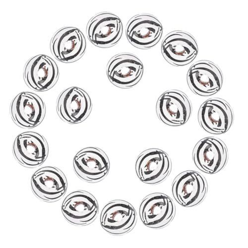 Veemoon 20 Stück Teiliges Holzperlen zum Basteln Runde Holz Kugeln Leopard Muster DIY Schmuck Zubehör für Halsketten Armbänder Anhänger Vielseitig Einsetzbar Veemoon 20 Stück Teiliges Holzperlen zum Basteln Runde Holz Kugeln Leopard Muster DIY Schmuck Zubehör für Halsketten Armbänder Anhänger Vielseitig Einsetzbar von Veemoon
