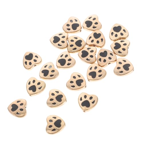 Veemoon 20 Stück Teiliges Hundepfoten Charms aus Langlebiger Legierung Kleine Lochperlen für DIY Schmuckherstellung für Armbänder und Halsketten mit Einzigartigem Design Veemoon 20 Stück Teiliges Hundepfoten Charms aus Langlebiger Legierung Kleine Lochperlen für DIY Schmuckherstellung für Armbänder und Halsketten mit Einzigartigem Design von Veemoon